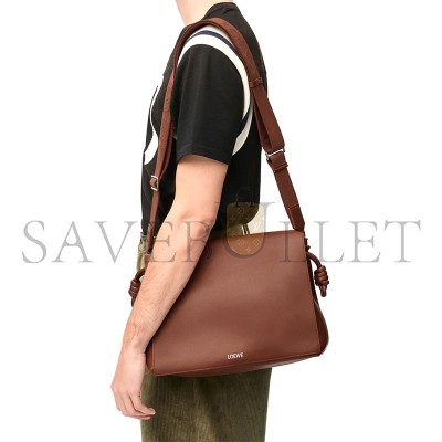 LOEWE FLAMENCO SATCHEL IN SHINY SUPPLE CALFSKIN B411FSAX04 (34*24*12cm)